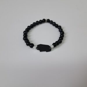 Armbandje cavia – zwart