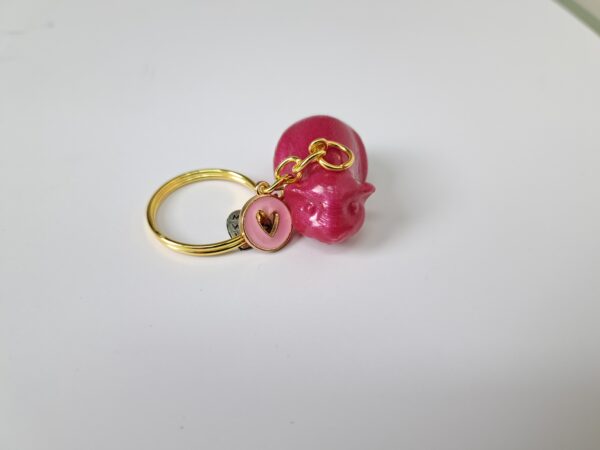Sleutelhanger cavia roze