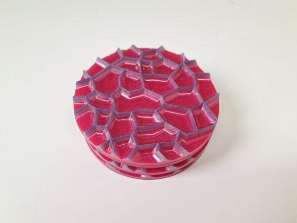 Onderzetters epoxy roze/paars - Afbeelding 2
