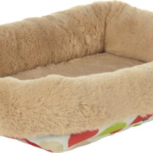 Mand Fizi rechthoek 28x24cm stippen