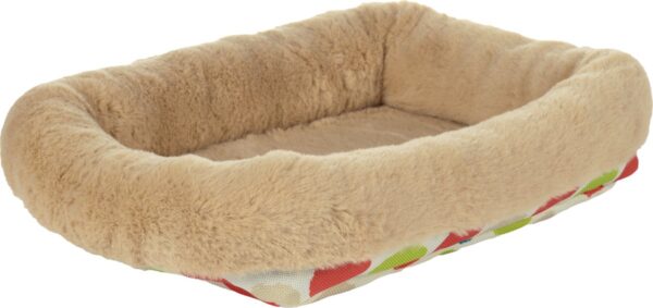 Mand Fizi rechthoek 28x24cm stippen