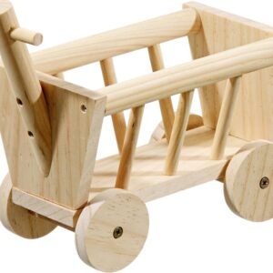 Houten bolderwagen L