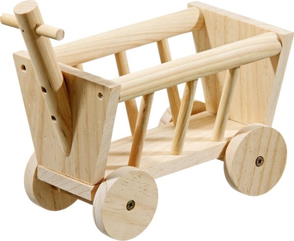 Houten bolderwagen L