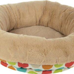 Mand Fizi rond 35x35cm stippen