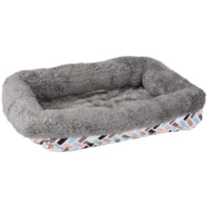 Mand Clavio rechthoek 28x22cm strepen