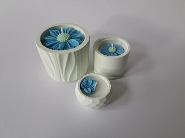 Kaarsenset van 3 groen