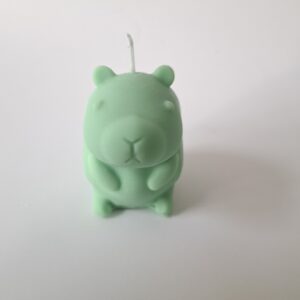 Kaars cavia staand groen