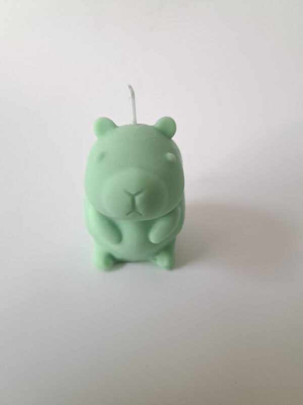 Kaars cavia staand groen
