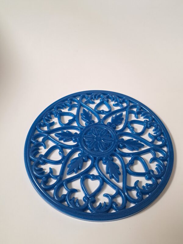 Pannenonderzetter blauw