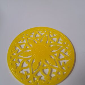 Pannenonderzetter geel