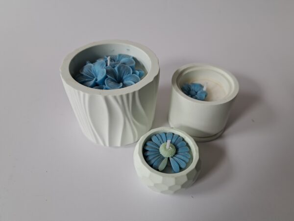 Kaarsenset van 3 geel