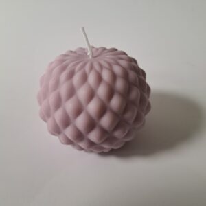 Kaars bol lilac