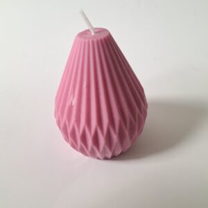 Kaars druppel roze