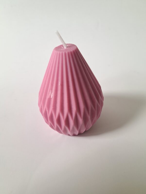 Kaars druppel roze