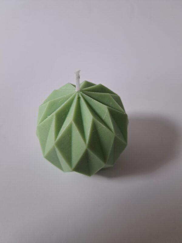 Kaars bol groen