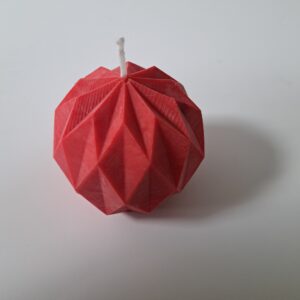 Kaars bol rood