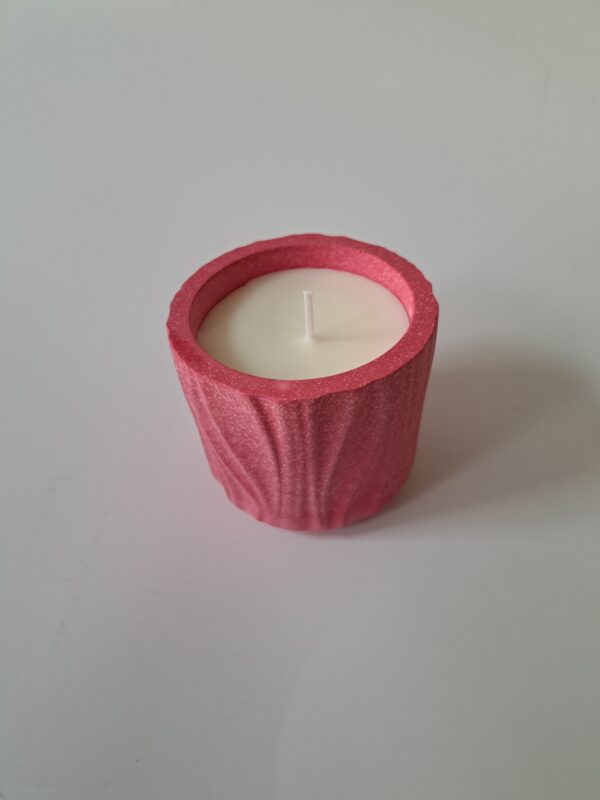 Kaars streep rood