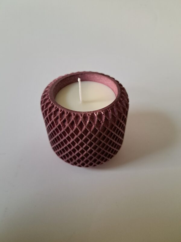 Kaars ruit paars